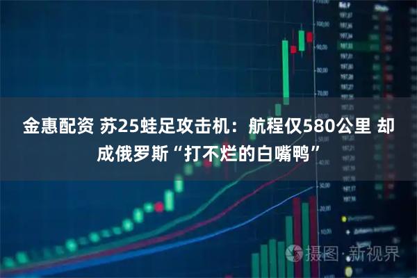 金惠配资 苏25蛙足攻击机：航程仅580公里 却成俄罗斯“打不烂的白嘴鸭”